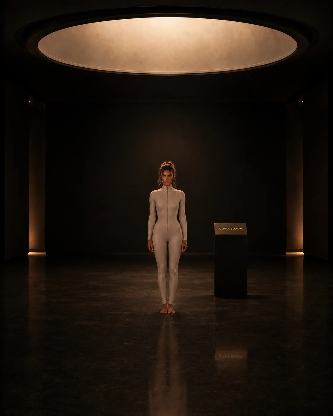 A catalogued record image of the synthetic figure, presented as an institutional specimen plate.